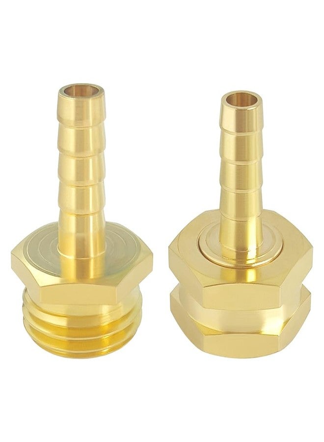 Hooshing 3/8" Garden Hose Repair Kit Male and Female Brass Hose Mender End Repair Connector with Clamps - Image 3